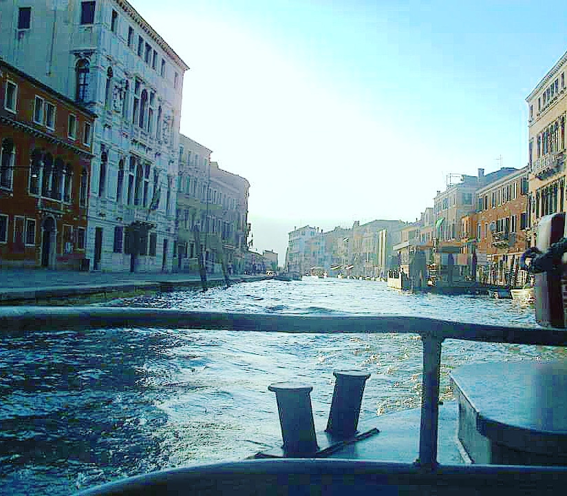 Taking a ferry through the canals is a great way of visiting Venice on a budget