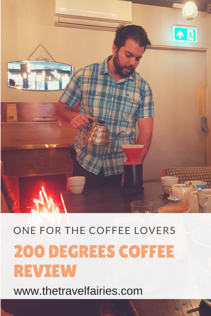 The Travel Fairies Blog - 200 Degrees Coffee Shop Review