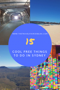 Bucket list things to do in Sydney city, harbour and surrounding areas | Visit the botanical gardens, opera house, harbour bridge, beaches and mountains for free | Budget travel in Sydney, Australia | Must see landmarks and attractions in Summer or Winter #Sydney #australia #budgettravel #backpacking #studyabroad