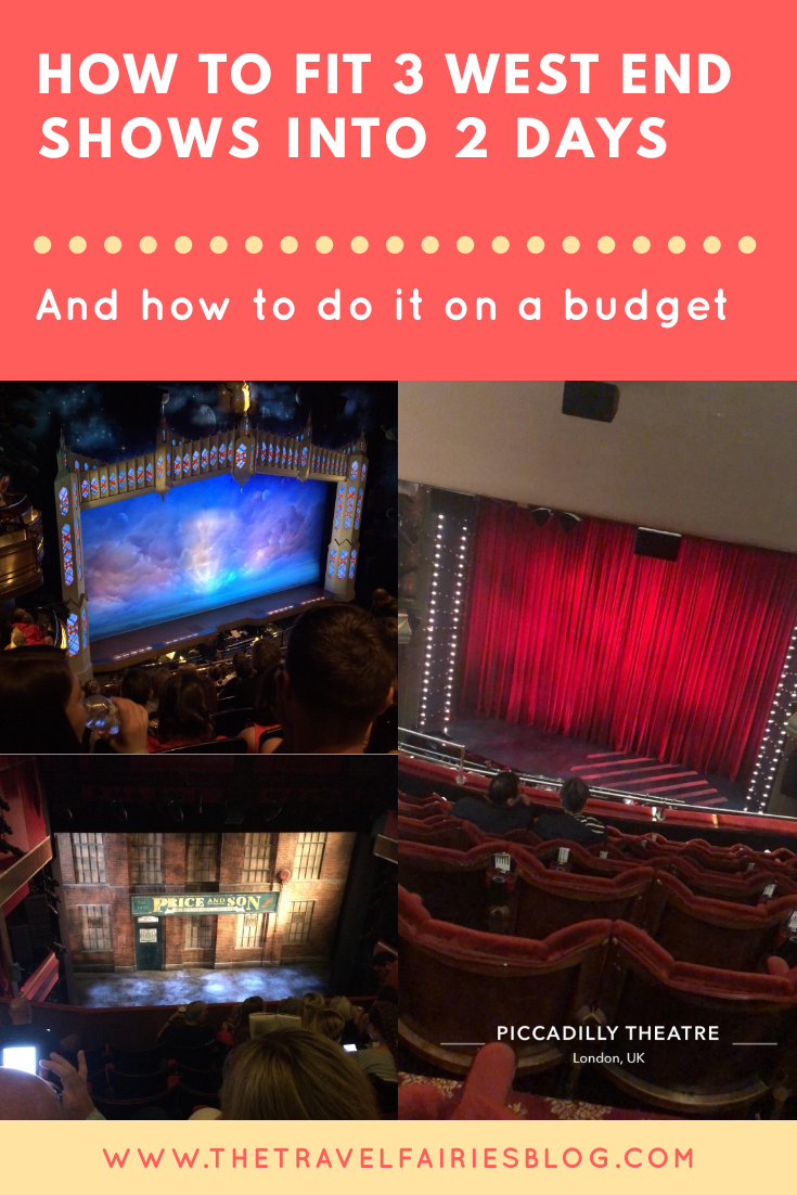 How to see 3 West End Theatre Shows in 2 days (on a budget) #london #budgettravel #westend 
