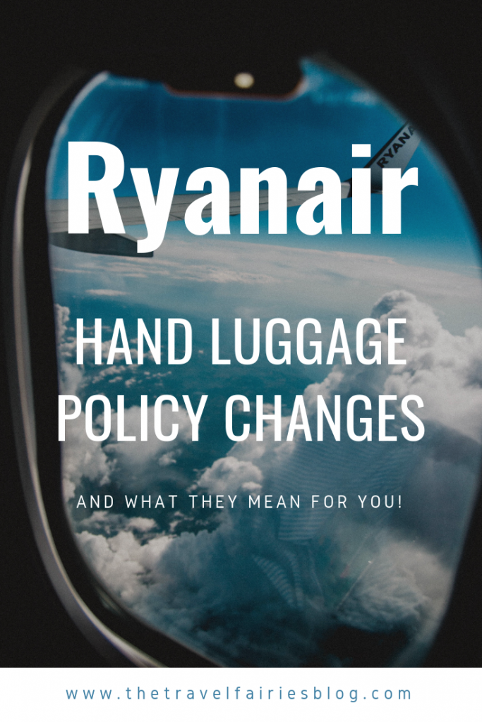 Changes to the Ryanair Hand Luggage policy and what they mean to you. Hand Luggage restrictions. Hand Luggage sizes. Hand luggage allowance. #budgettravel #europetravel #handluggage