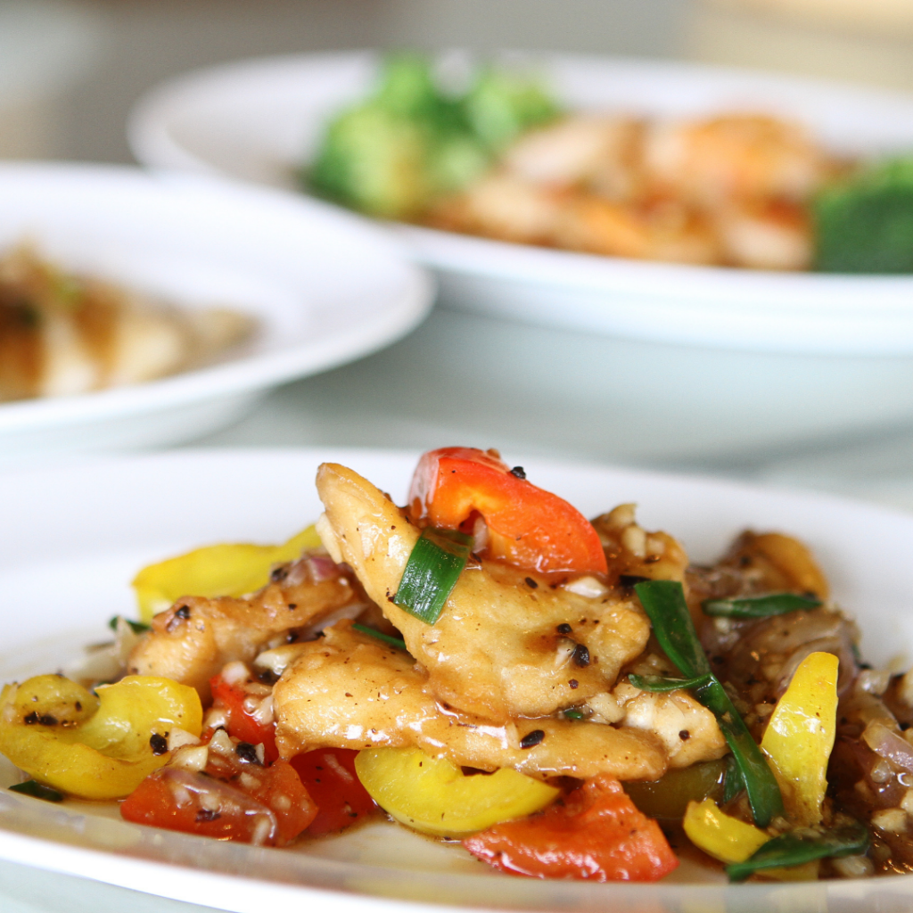 A plate of delicious foreign foods