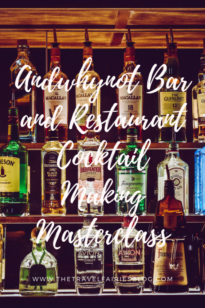 Review of andwhynot bar and restaurant in Mansfield, Nottinghamshire | cocktail making class perfect for parties, girls night and hen dos | learn to make your favourite alcoholic drinks at Andwhynot cocktail bar Mansfield, England #europetravel #foodanddrink #cocktails