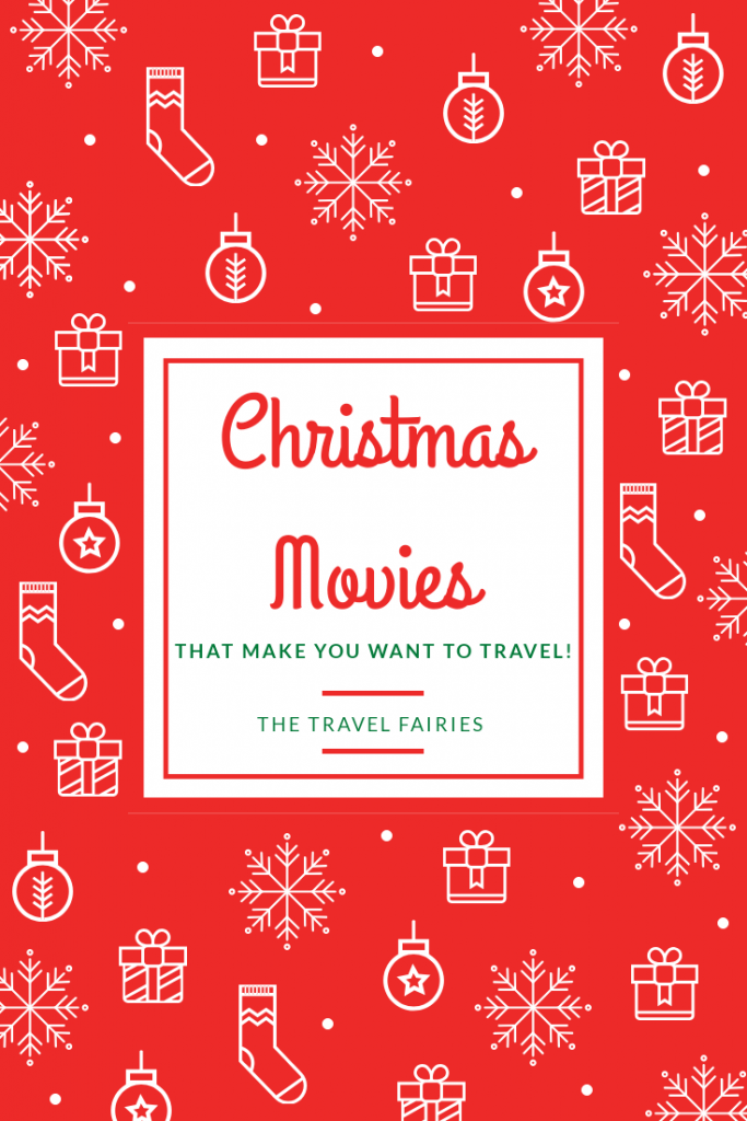 Traveling via Christmas movies - Festive films to inspire your wanderlust. Travel the world without ever leaving home. #christmas #christmasfilms #christmastravels 
