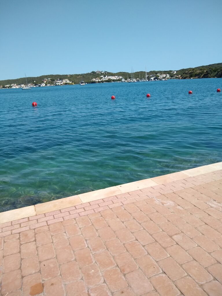 Views across the bay in Menorca